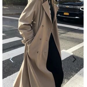 Oak and Fort Oversized Trench Coat